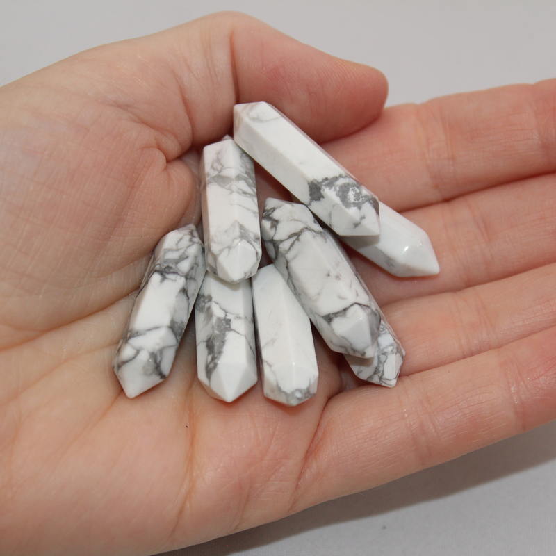Howlite Mini Double Terminated Point