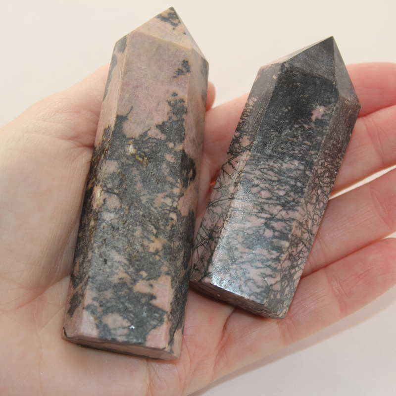 Rhodonite Stand Up