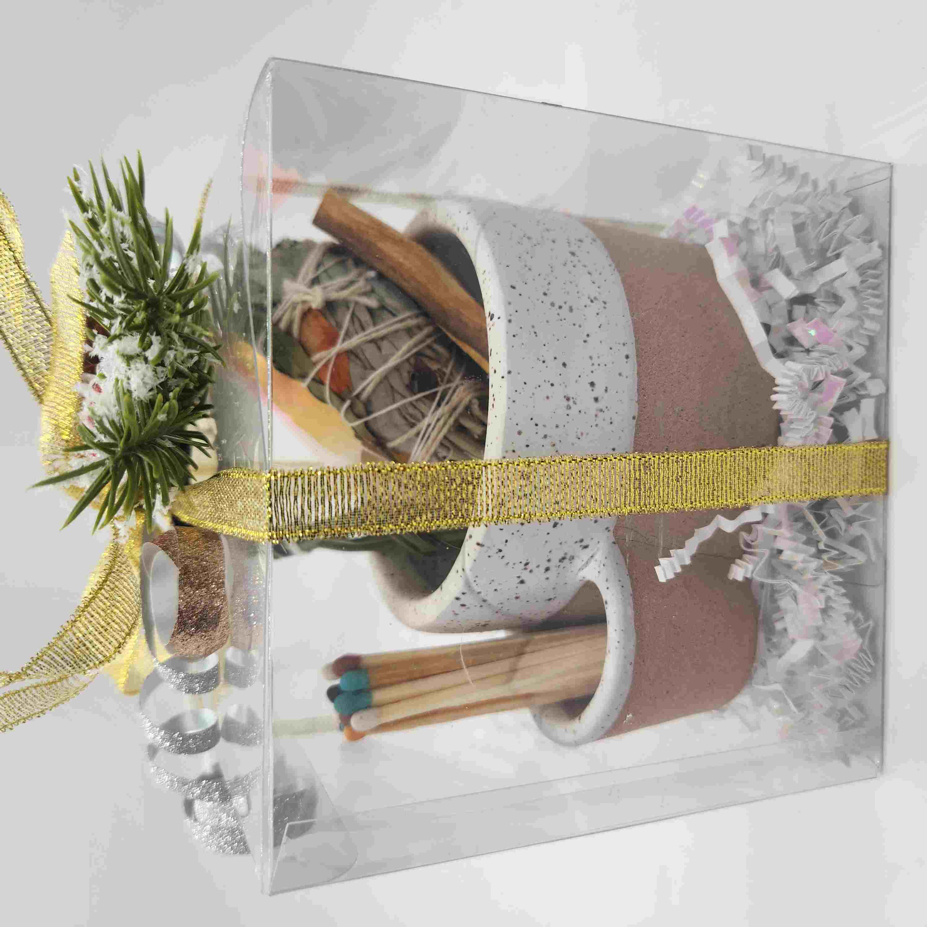 Kit - Ceramic Pot Smudging Kit - 2 Colors