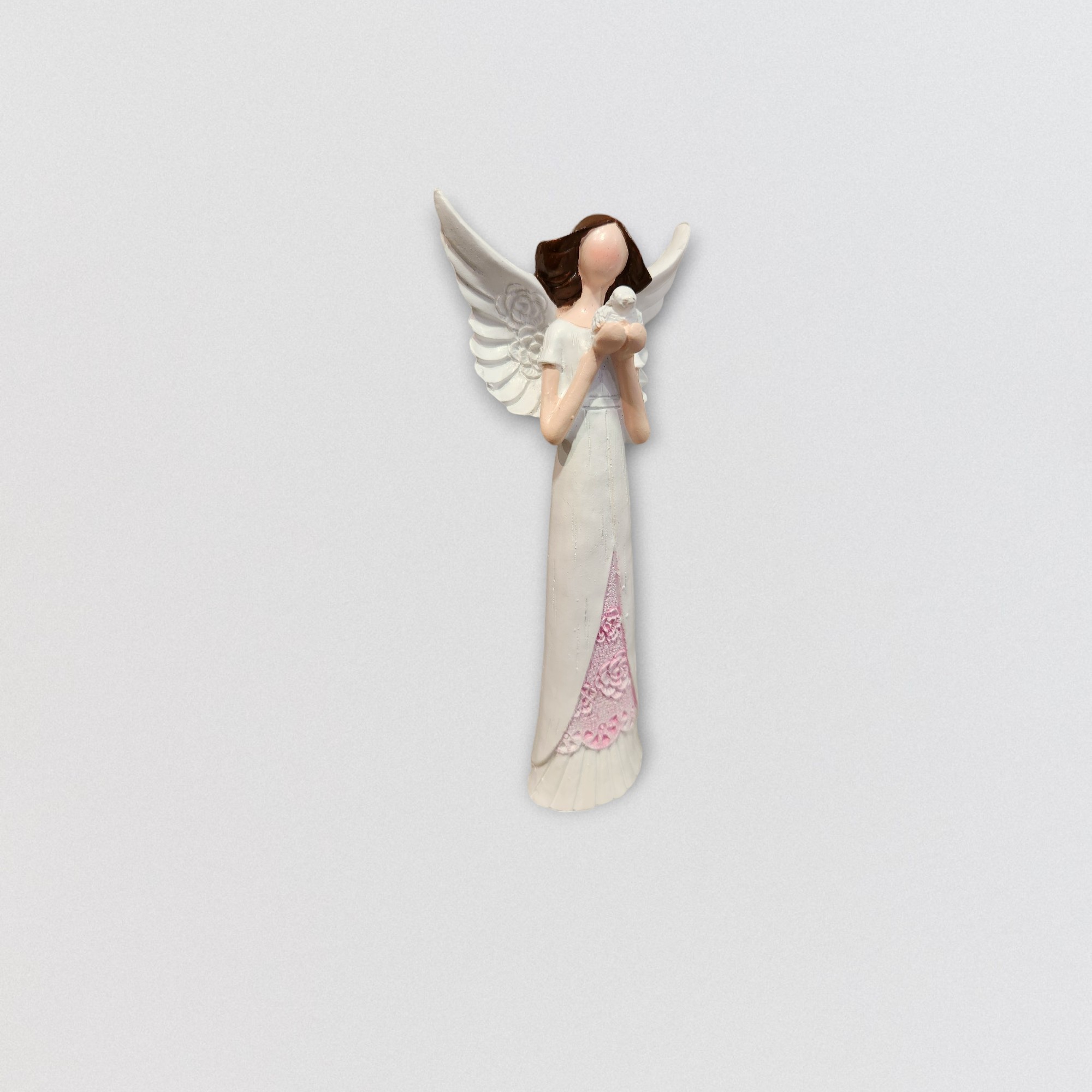 Statue - Angel Holding Dove